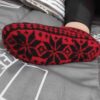 پاپوش گیوه قلاب‌بافی زنانه با طرح سنتی دستباف