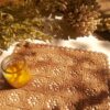 رومیزی قلاب‌بافی طرح گلدار به سبک بوهمی دست‌ساز