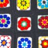 رومیزی قلاب‌بافی طرح گلدار دستباف مدل عارف