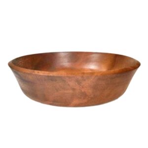 کاسه چوبی تزئینی ساخته شده از چوب راش به سبک روستیک
