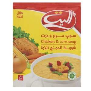 سوپ مرغ و ذرت پودر فوری الیت، ۶۵ گرم (۲۰ عدد)