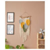 دکوراسیون منزل Macrame دیوار آویز ملیله هنری Bohemian