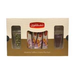 ست هدیه زعفران نگین – ۳ گرم به همراه نبات و هاون – زعفران ایرانی خالص
