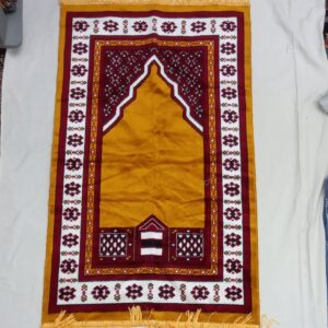 سجاده اسلیمی مخملی سجاده جانماز آجری قرمز