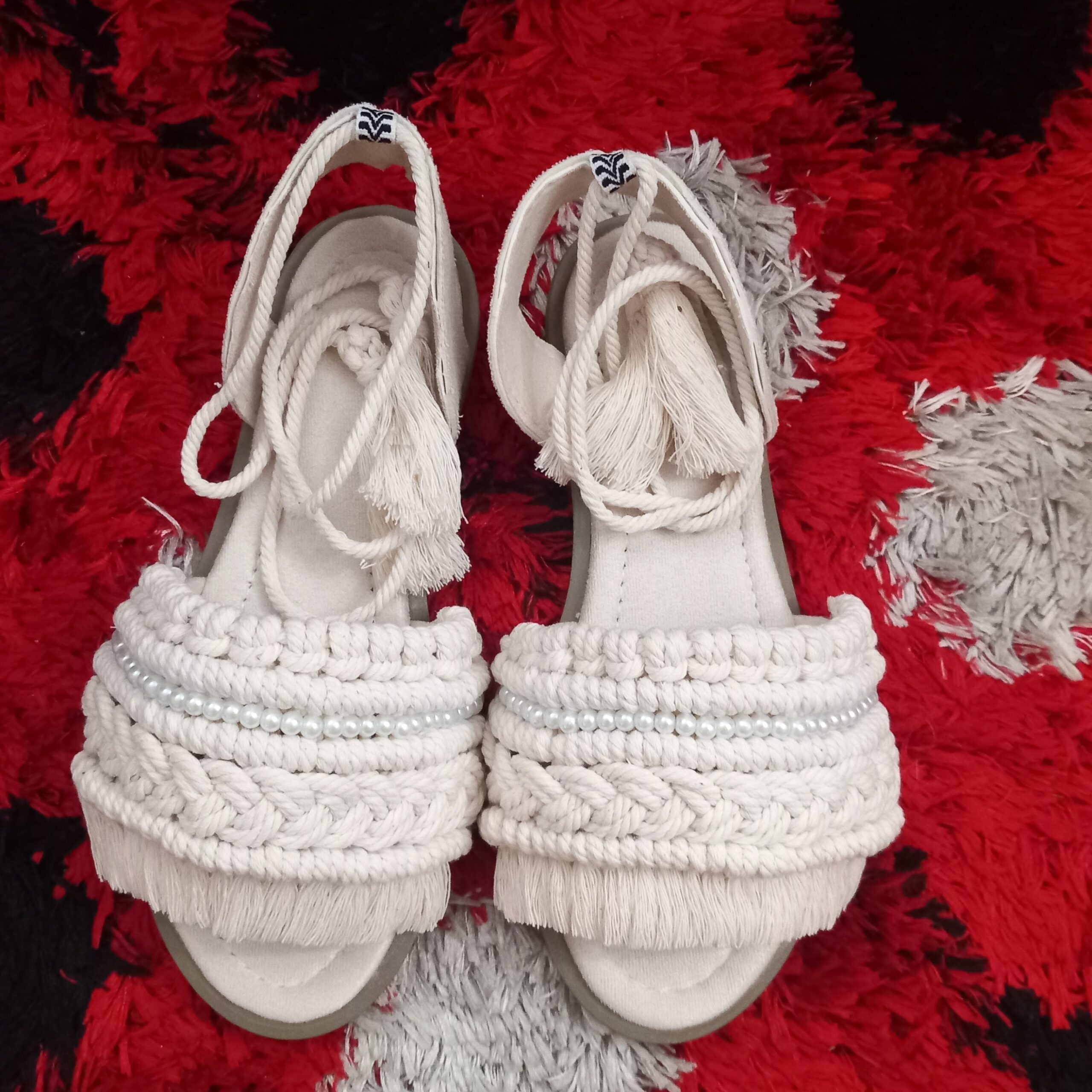 صندل تخت Macrame Sling Back دست ساز