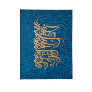 نقاشی اکریلیک خوشنویسی اصیل ایرانی روی بوم