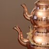 قوری مسی دو نفره ایرانی بادوام و چکش خورده با روکش نانو