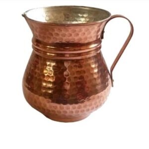 پارچ مسی ایرانی دست ساز و چکش کاری شده مدل ریما