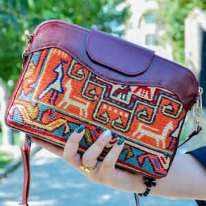 کیف رودوشی سنتی دستباف گلیم زنانه