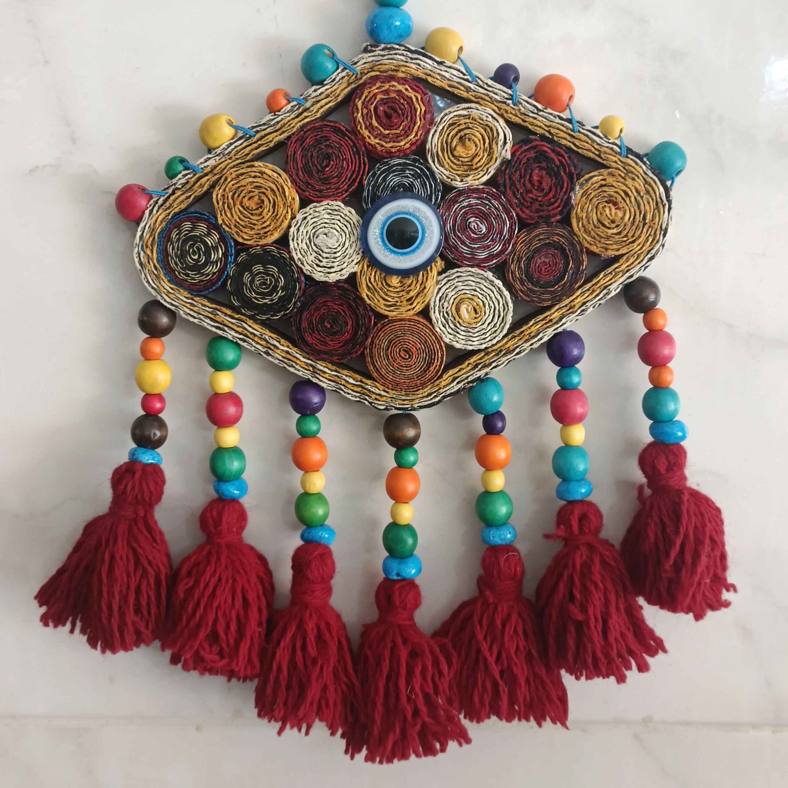 حرز دیواری سنتی ایرانی مدل چشم زخم
