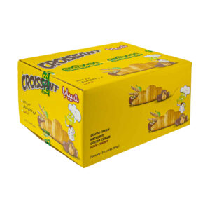 کروسان شیبابا با مغز کرم کاکائویی فندقی، 50 گرم (24 عدد)
