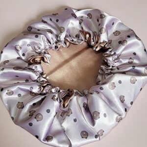 کلاه خواب ابریشمی طرح خرس عروسکی از جنس ساتن برای محافظت از مو