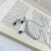 سرویس جواهرات استیل الگانس زنانه با طرح گل