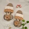 صندل مکرامه بندی طرح دار پشت آویزدار مدل DNA دست ساز