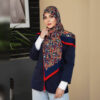 روسری نخی زنانه - طرح گلدار