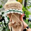 صندل زنانه طرح Macrame Sling Back مدل دست‌ساز هنری