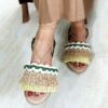 صندل زنانه طرح Macrame Sling Back مدل دست‌ساز هنری
