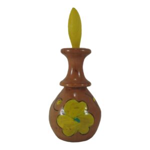 سرمه دانی چوبی ایرانی برای نگهداری سرمه گلدار (2 عدد)