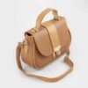 کیف دستی چرم Bauletto با یک دسته و بند بلند