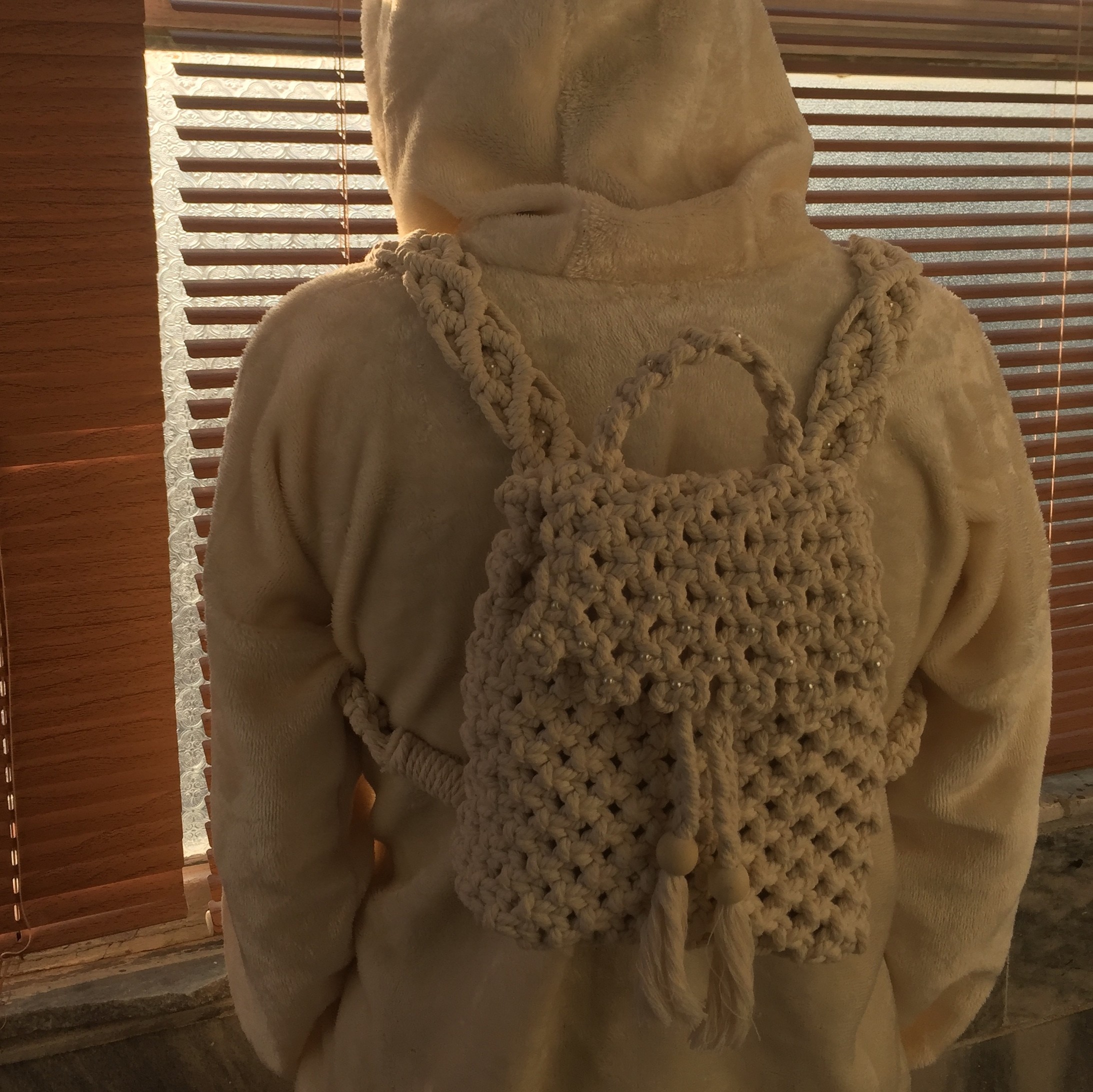 کوله پشتی Boho Macrame دست ساز برای زنان