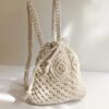 کوله پشتی Boho Macramé دست ساز زنانه