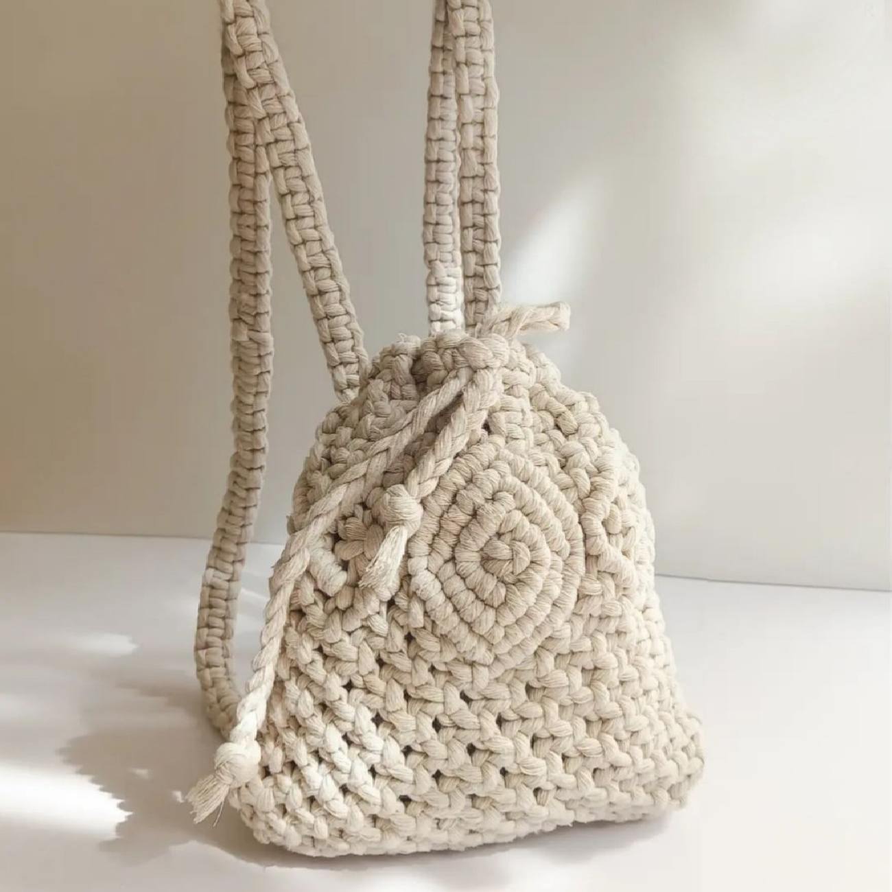کوله پشتی Boho Macramé دست ساز زنانه
