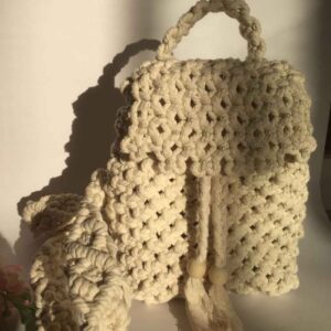 کوله پشتی Boho Macrame دست ساز برای زنان