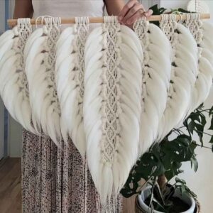 هنر ملیله دوزی دیواری تزئینی Macrame