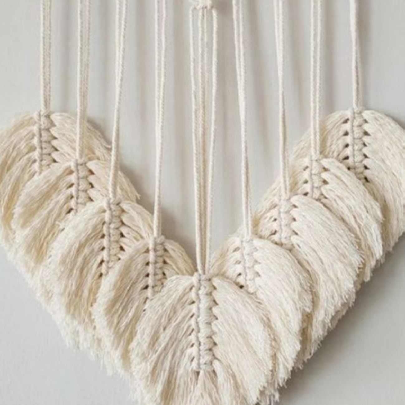 مثلث مدل هنری ملیله دوزی دیواری تزئینی Macrame