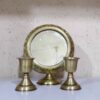 سرویس شمعدان قاب آینه برنجی ایرانی شیک