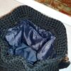 کوله پشتی Macrame دست ساز زنانه به رنگ مشکی