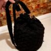 کوله پشتی Macrame دست ساز زنانه به رنگ مشکی
