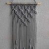 دیوارپوش Macrame آویز هنری ملیله Bohemian برای دکوراسیون مدرن