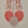 هنر ملیله کاری دیواری Macrame با طرح رنگین کمان
