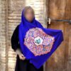 شال چاپی ایرانی هنری با طرح خوشنویسی