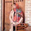 شال طرح خوشنویسی ایرانی