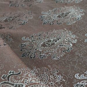 پارچه ترمه ایرانی با طرح کلاسیک بته جقه