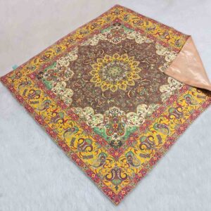 رومیزی ترمه طرح بته جقه گلدار