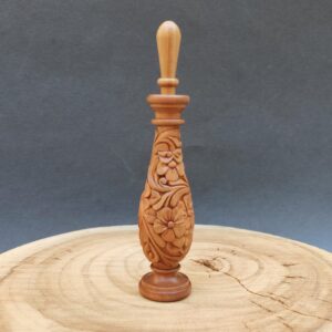 سرمه دانی خراطی چوبی ایرانی