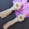 گوشواره شیک Boho Macrame با طرح گل
