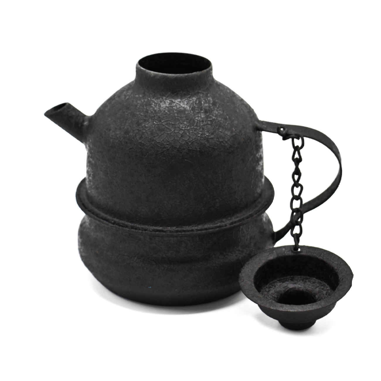 کتری کمپینگ مناسب برای آتش اردو با اجاق گاز