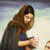 تابلو فرش دستباف ایرانی فال حافظ تبریز