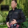 لباس کردی با پشتون برای مردی به رنگ سرمه‌ای