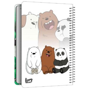 دفترچه یادداشت با طرح We Bare Bears