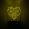 چراغ خواب LED مدل دیواری طرح شومینه