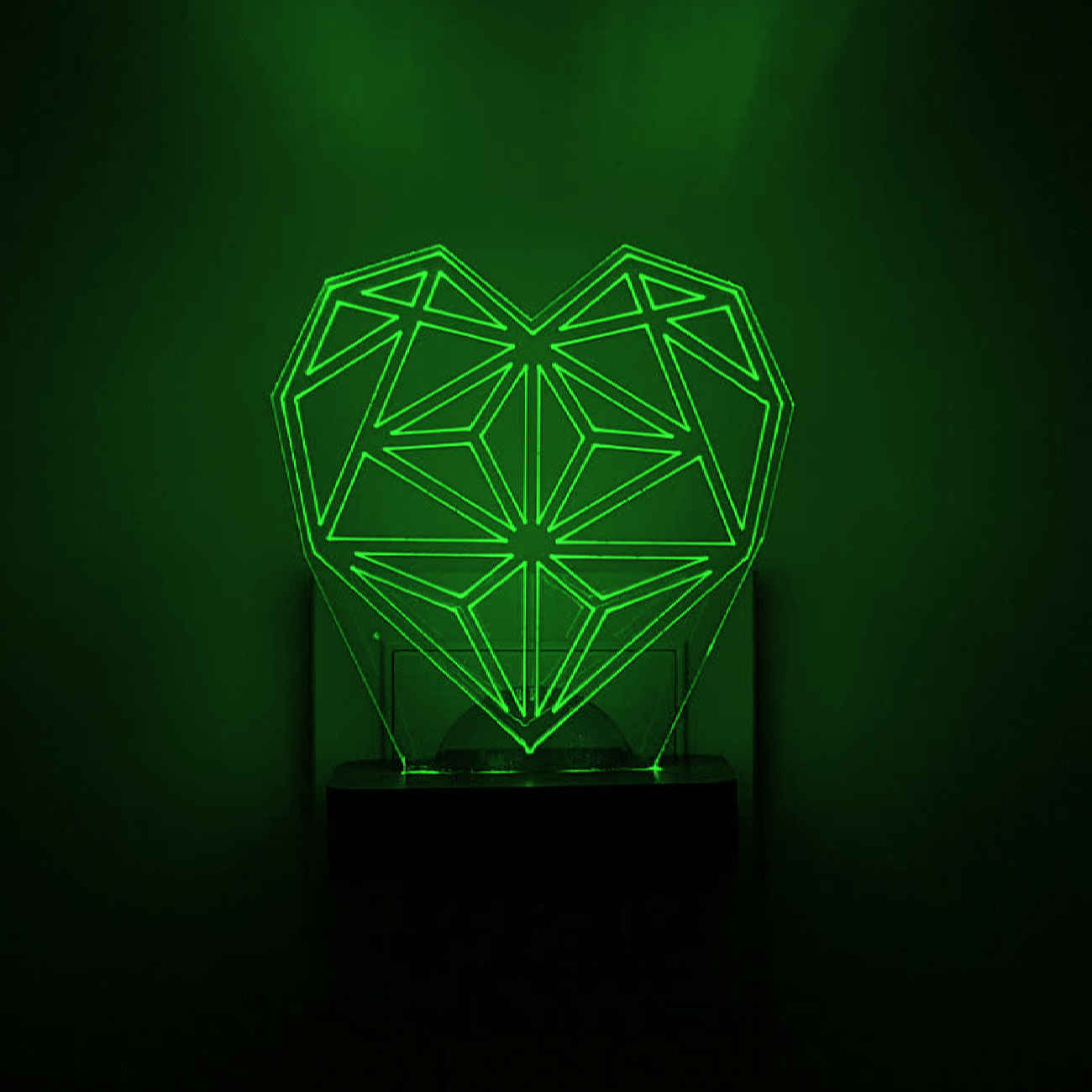 چراغ خواب LED مدل دیواری طرح شومینه