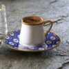 سرویس چایخوری چینی هنری ۶ عددی با طرح چشم زخم - سرویس چایخوری منحصر به فرد و نمادین