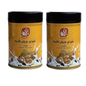 پودر قاووت – مخلوط ۴۰ دانه بیجاری، ۶۰۰ گرم (بسته ۲ عددی)