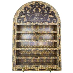 قفسه چوبی دیواری تربت مناسب برای مسجد
