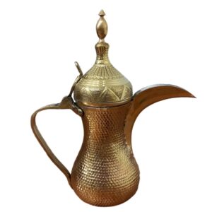 قهوه جوش برنجی دله برای دم کردن قهوه و قهوه عربی – مدل جنت